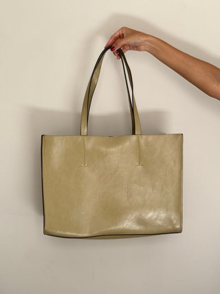 Parfois Bolso Shopper Beige | Tote Bag