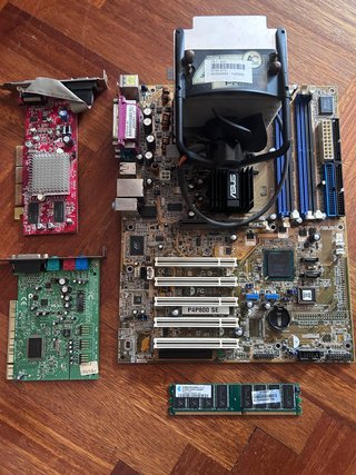 P4P800SE + R92LE 128MB + CT4810 + P4