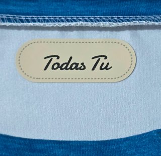 Camiseta Manga Larga TODAS TÚ+ Azul Talla 1XL