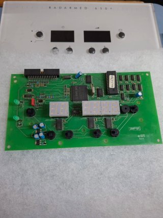 Placa Botonera RADARMED 650+