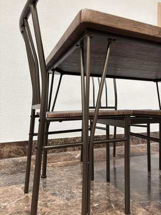 REBAJA COMEDOR MESA + 4 SILLAS + ENVIO!!!