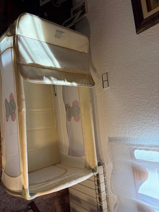 Cuna de viaje TecTake con cambiador