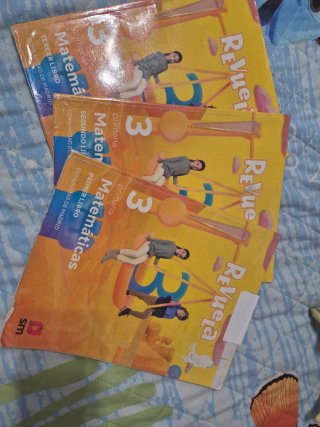 Libros matemáticas 3 primaria REVUELA