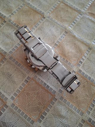 Reloj Aresso Sport Cronógrafo Dorado y Plateado