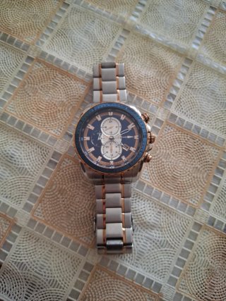 Reloj Aresso Sport Cronógrafo Dorado y Plateado