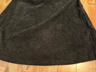Vestido peto de pana negro SHEIN talla S