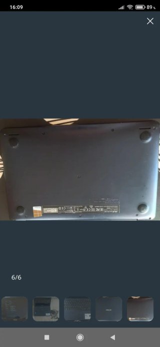 Ordenador portátil ASUS pantalla 11,5" SSD casi re