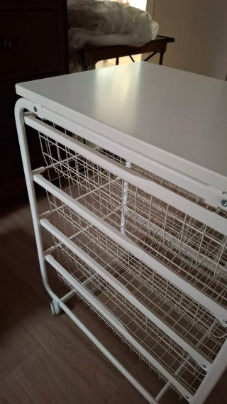 Cajonera Metallica Bianca Ikea 25€ ciascuna