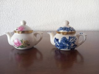 Mini teiere decorative in ceramica