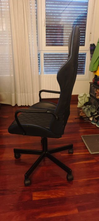 Sedia da Gaming Ikea UTESPELARE Nero/Blu