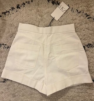 Shorts blancos Zara Talla S