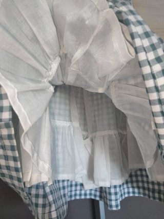 Vestido ceremonia niña Vichy T.8 Babyferr.