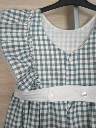 Vestido ceremonia niña Vichy T.8 Babyferr.