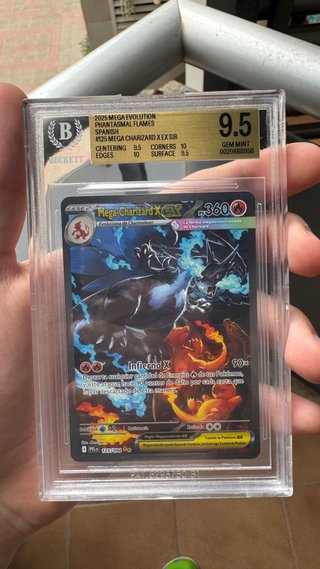 Mega Charizard X EX BGS 9.5 Español