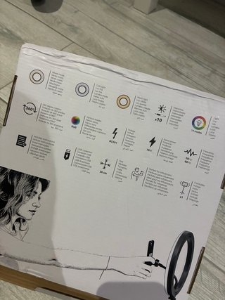 Ale-Hop Aro LED RGB 26cm con Trípode