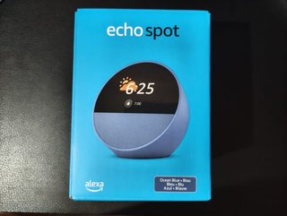 Amazon Echo Spot - Sveglia Intelligente Blu
