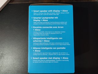 Amazon Echo Spot - Sveglia Intelligente Blu