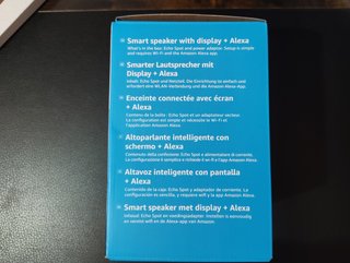 Amazon Echo Spot - Sveglia Intelligente Blu