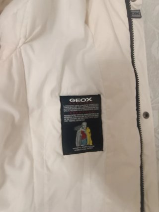 Giacca Geox Beige Imbottita Donna Taglia L