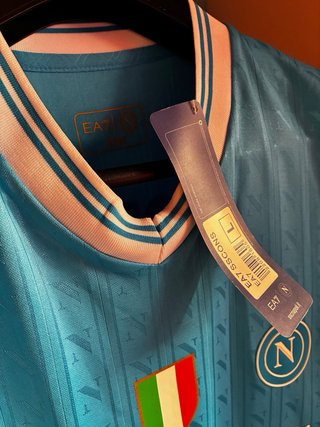 Divisa Napoli Dry-Fit EA7 MSC Taglia L