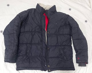 Abrigo acolchado Tommy Hilfiger negro
