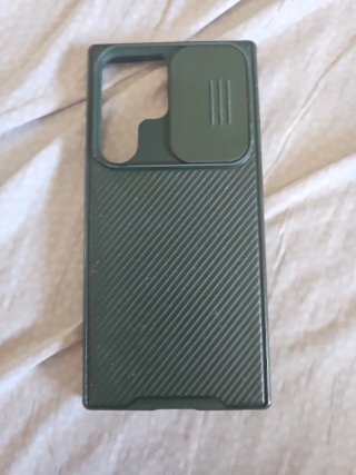 Funda Samsung Galaxy S23 Ultra verde con tapa