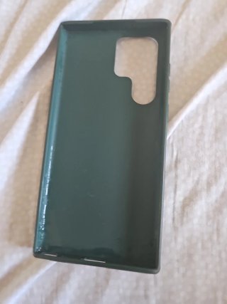 Funda Samsung Galaxy S23 Ultra verde con tapa