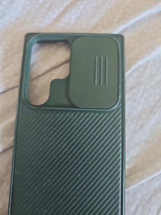 Funda Samsung Galaxy S23 Ultra verde con tapa