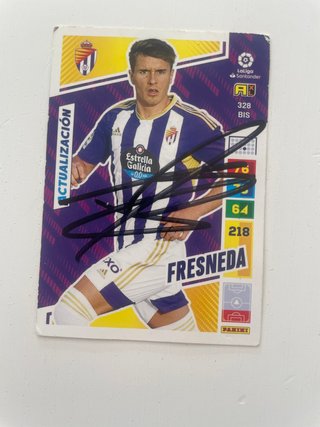 Cromo firmada Iván Fresneda 2022-2023