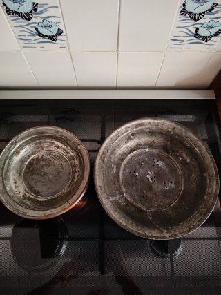 Set Rame: Scolapasta e Tegame Vintage