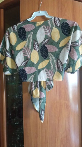 Blusa estampada talla M