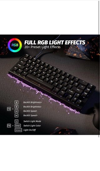 ATTACK SHARK X68 HE Teclado 8000Hz Rapid Trigger