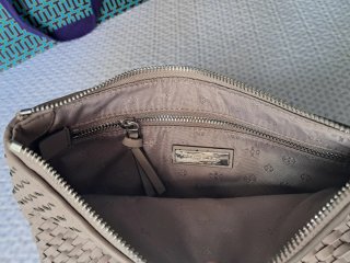 Bolso Tory Burch Beige Tejido con Tassel