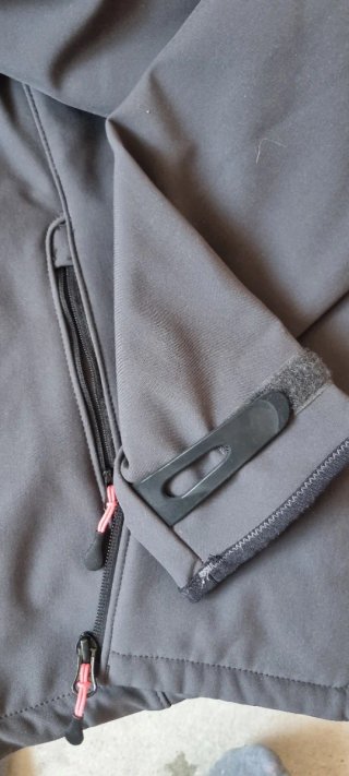Chaqueta impermeable Tribord mujer gris/rosa