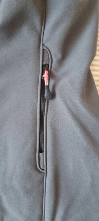 Chaqueta impermeable Tribord mujer gris/rosa