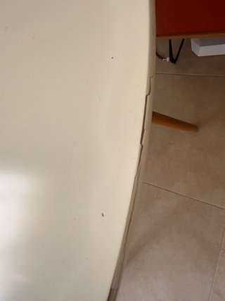 Mesa comedor redonda 1m de diametro + 2 sillas