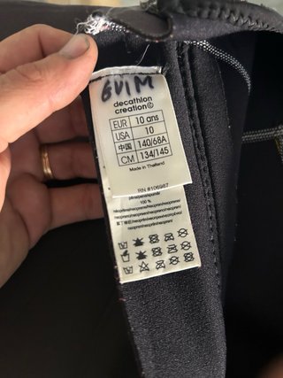 Traje neopreno corto Tribord