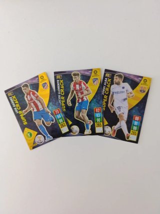 Cromos Fútbol Super Crack (Suárez, Llorente, Alba)