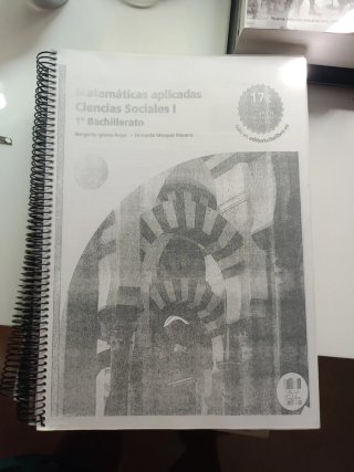 Libro matemáticas 1 bachiller