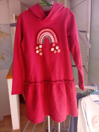 Vestido niña 8 años estampado