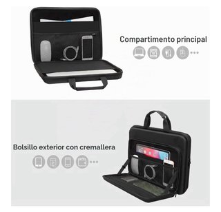 MOSISO Funda Portátil 15 Pulgadas Negra