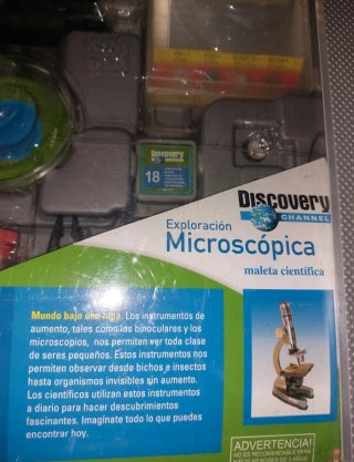 Maletín Científico Microscopio Discovery Channel
