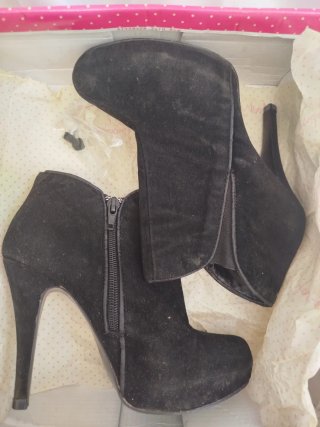 Botines tacón Marypaz negros talla 36