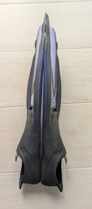 Aletas de snorkel azules