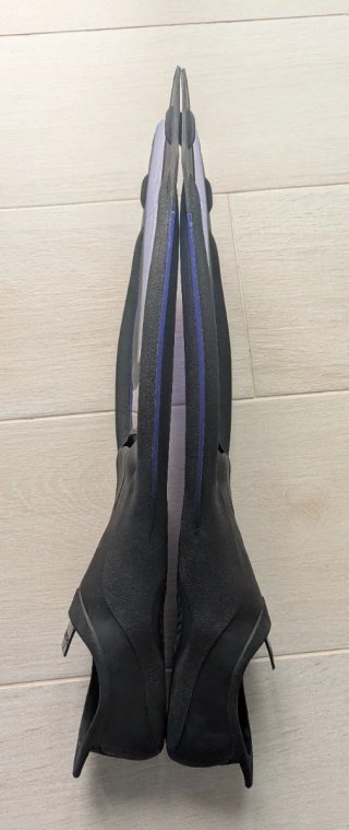 Aletas de snorkel azules