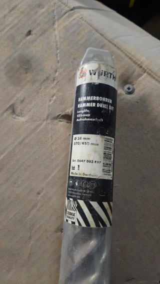 Broca SDS-max Würth Ø38mm