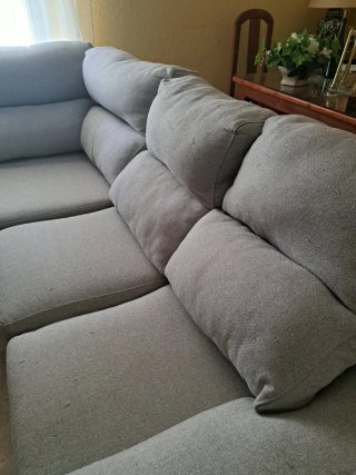 Sofá Chaiselongue Rinconera Gris