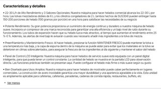 Máquina de helado VEVOR 3 sabores