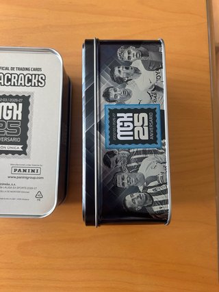 2 Latas Mega Cracks 25 Aniversario Panini
