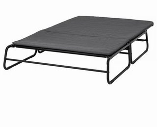 Sofá Cama Gris Oscuro/Negro